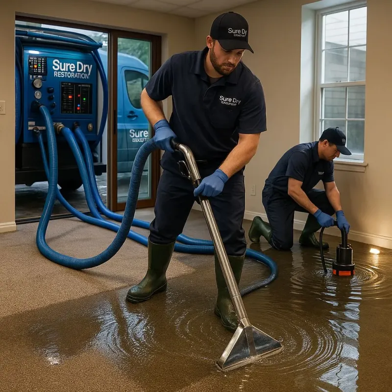 Water Extraction and Removal process in Southside Place, TX